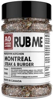 Angus &amp; Oink - (Rub Me) Montreal Steak &amp; Burger Seasoning