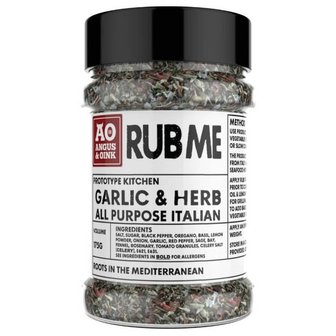 Angus &amp; Oink - (Rub Me) Garlic &amp; Herb rub Seasoning