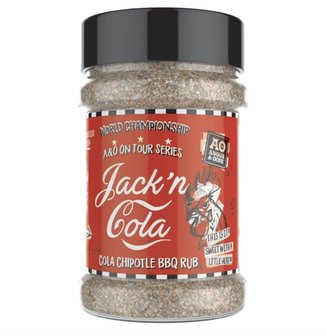 Angus &amp; Oink Jack&#039;n Cola Limited Edition BBQ Rub 200 gram