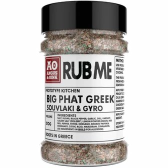 Angus & Oink - (Rub Me) Big Phat Greek Seasoning