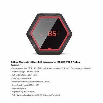 Inkbird IBT-6XS Wireless BBQ Thermometer