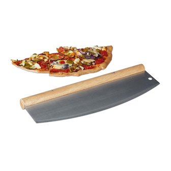 BarbecueXXL Pizza cutter van roestvrij staal 35 cm