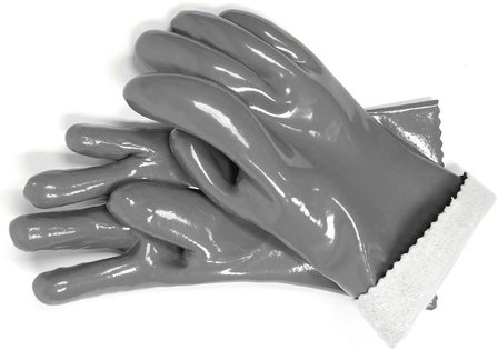 BarbecueXXL SR hittebestendige siliconen BBQ handschoenen Grijs