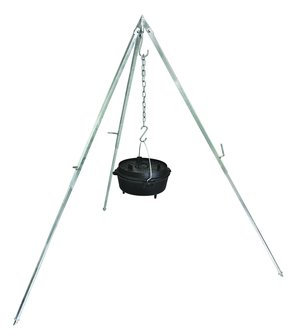 Petromax driepoot - staal - inklapbaar, verstelbaar - 88-144cm