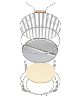 Monolith Classic Zwart BBQ GURU Pro Serie inbouw