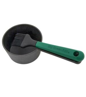 BGE cast iron sauspan met kwast