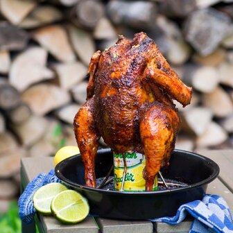 Big Green Egg Beer can chicken rack