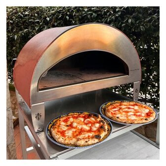 Pizzaoven PizzaParty Emozione Copper met Saputo Biscotto Steen