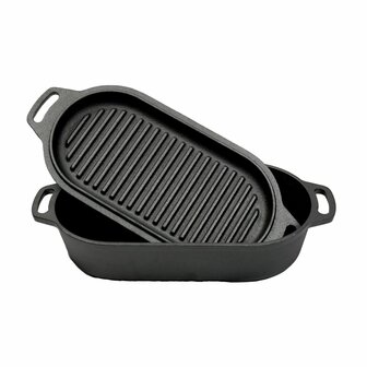 Valhal Gietijzeren Dutch Oven VH2L is een &eacute;chte multi-functionele pan