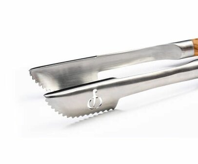 Forged Olive BBQ Tongs XL