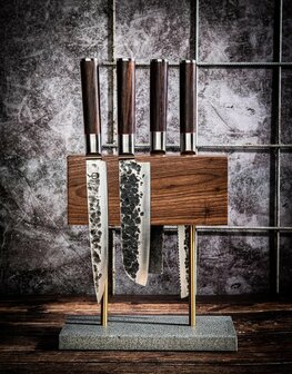 Style de Vie Messenblok Magnetisch walnoothout/natuursteen