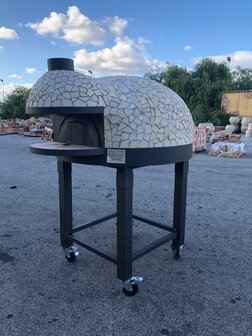 Forno Amicone Traditionele Handgemaakte Hybride Pizza oven (Hout en/of Gas) 