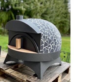 Pizzaoven Amichetto Handgemaakte Hybride Pizza oven Hout en/of Gas