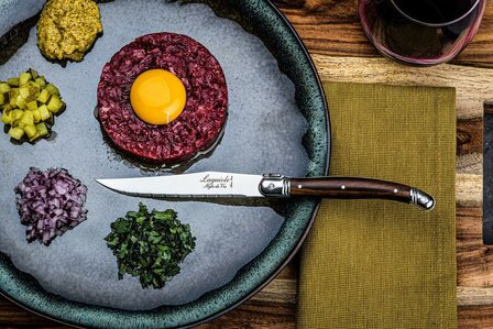 Laguiole Style de Vie Premium Line steakmessen Dark Wood 6 stuks