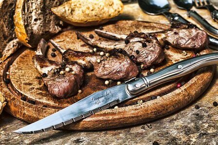 LAGUIOLE PREMIUM LINE STEAKMESSEN RVS 6 stuks