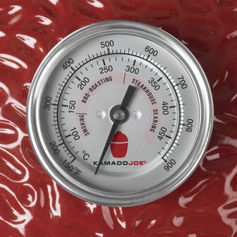 Kamado Joe Junior ingebouwde thermometer