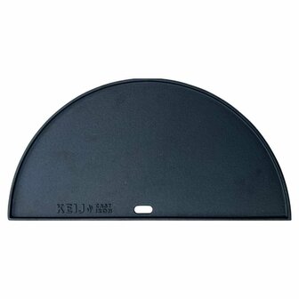 Keij Kamado Half Moon Cast Iron Griddle Large