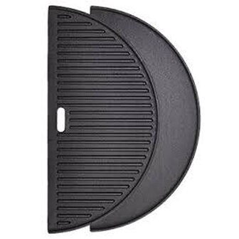 Keij Kamado Half Moon Cast Iron Griddle Compact