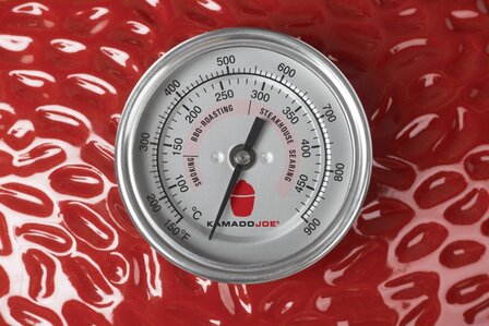 Kamado Joe Classic ingebouwde thermometer