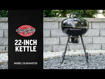 Char-Griller Kettle 22'' Houtskoolbarbecue