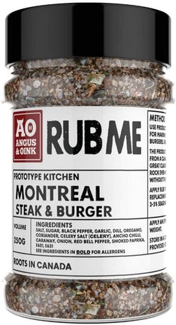 Angus & Oink - (Rub Me) Montreal Steak & Burger Seasoning