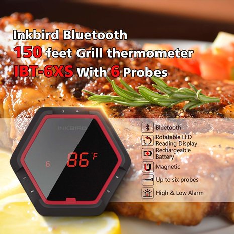 Inkbird IBT-6XS Wireless BBQ Thermometer