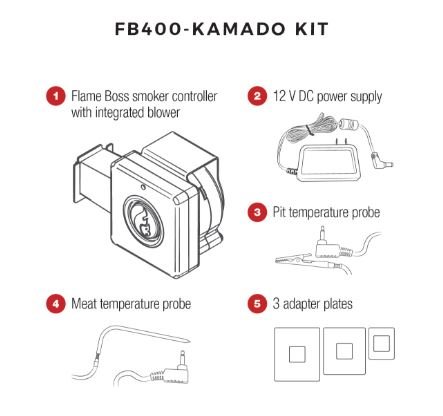 Flame Boss 400-WiFi Kamado Smoker Controller