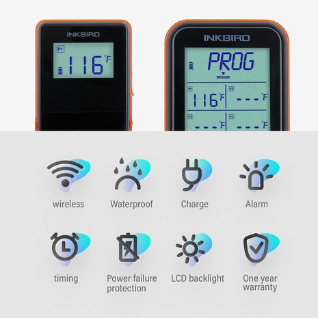 Inkbird IRF-4S digital wireless thermometer