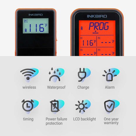 Inkbird IRF-4S digital wireless thermometer