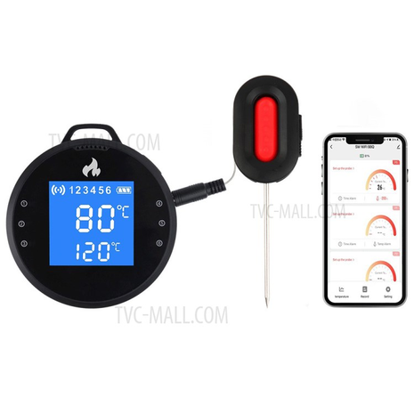 barbecueXXL HK-01 WiFi thermometer met oplaadbare accu