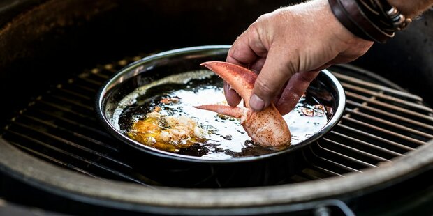 Big Green Egg Round Drip Pan