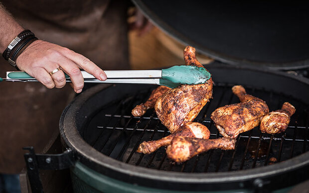 Big Green Egg 12" Silicone Tipped Tongs