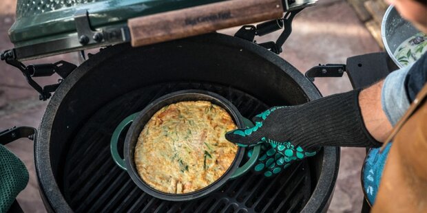 Big Green Egg EGGmitt extra lange grilhandschoen