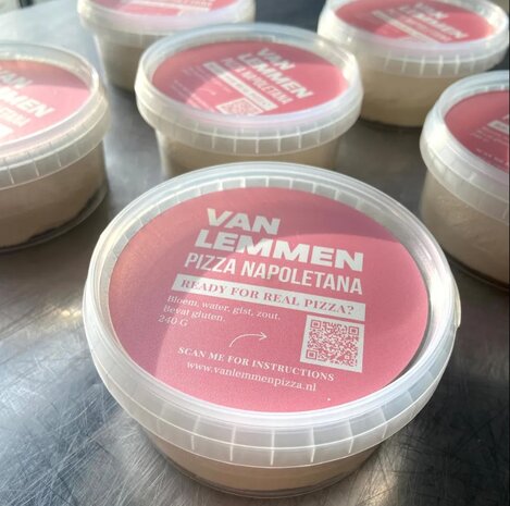 Van Lemmen Pizza Napolitaanse Deegbollen 240 gram