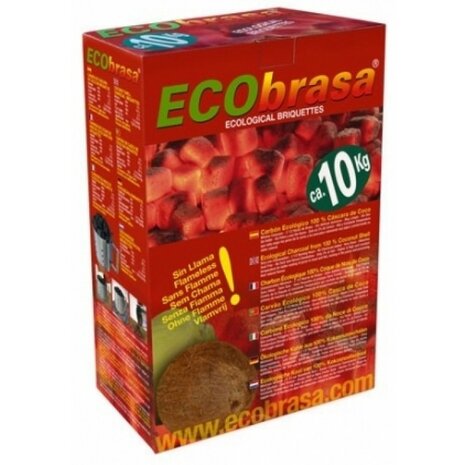 ECOBrasa kokosschaalbriketten 10kg
