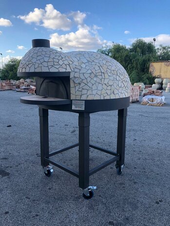 Forno Amicone Traditionele Handgemaakte Hybride Pizza oven (Hout en/of Gas) 
