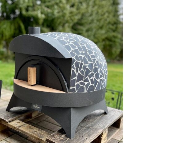 Pizzaoven Amichetto Handgemaakte Hybride Pizza oven Hout en/of Gas