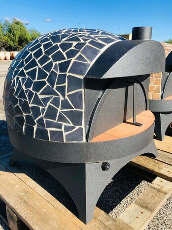 Pizzaoven Amichetto Handgemaakte Hybride Pizza oven Hout en/of Gas