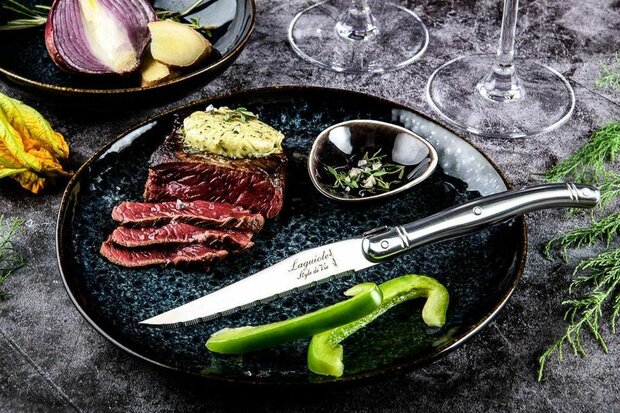 LAGUIOLE PREMIUM LINE STEAKMESSEN RVS 6 stuks