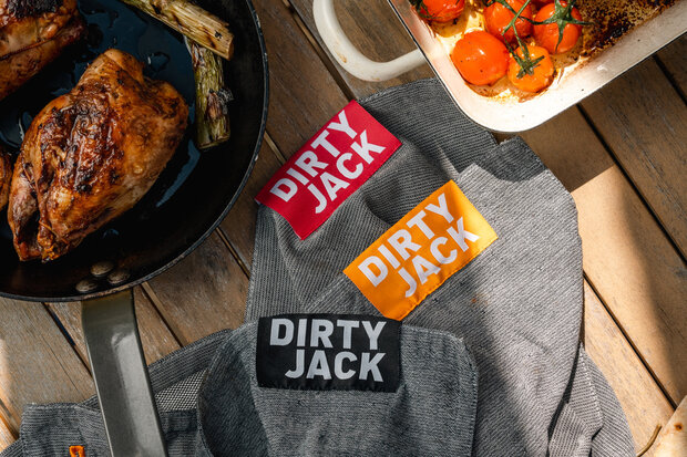 Dirty Jack Kookdoek - Dubbel Geweven & Hittebestendig (55x65 cm)