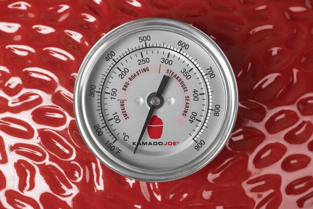 Kamado Joe Classic ingebouwde thermometer