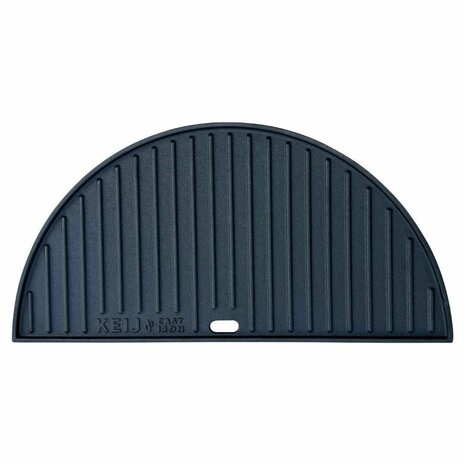 Keij Kamado Half Moon Cast Iron Griddle Large