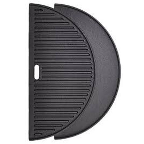 Keij Kamado Half Moon Cast Iron Griddle Compact