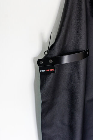 Kamado Joe Leren Schort Flame Keeper zwart