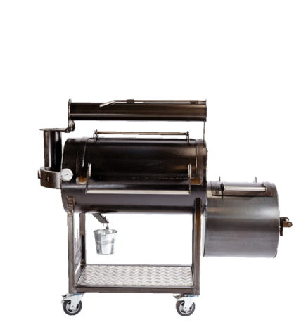 offset smoker ingeklapt