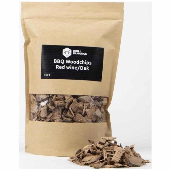 BBQXXL GF BBQ Woodchips Red Wine/Oak