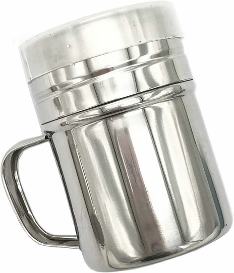 BarbecueXXL RVS Rub Shaker Large met kunstoffen deksel
