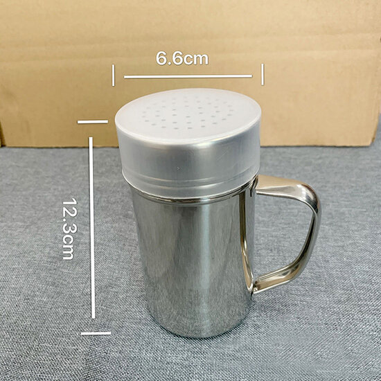 BarbecueXXL RVS Rub Shaker Large met kunstoffen deksel