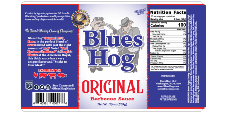 Blues Hog Original BBQ Sauce Knijpfles 25oz