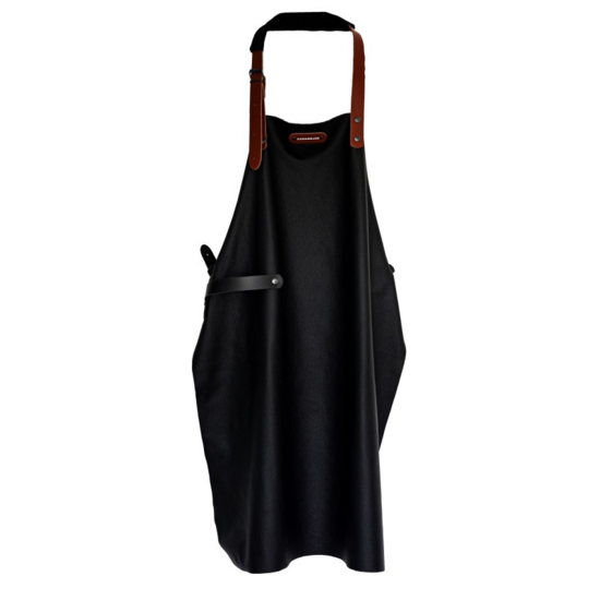 Kamado Joe Leren Schort Flame Keeper zwart
